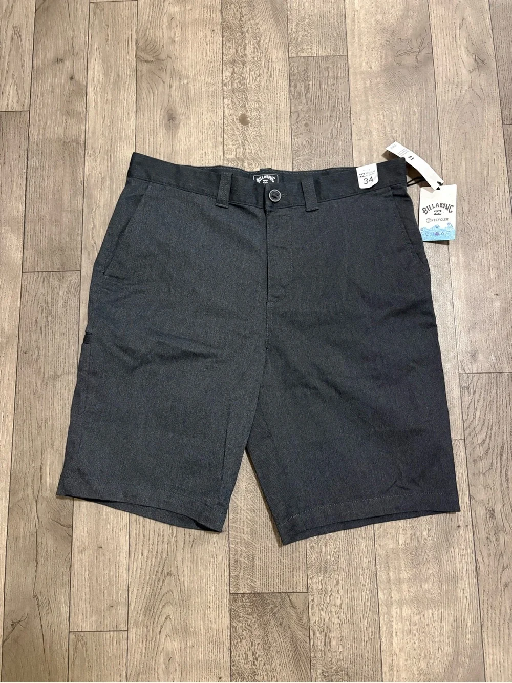 Billabong Men’s Charcoal Flat Front Shorts